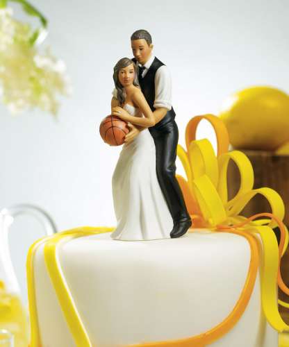 Basketball Weding Cake Topper - Click Image to Close